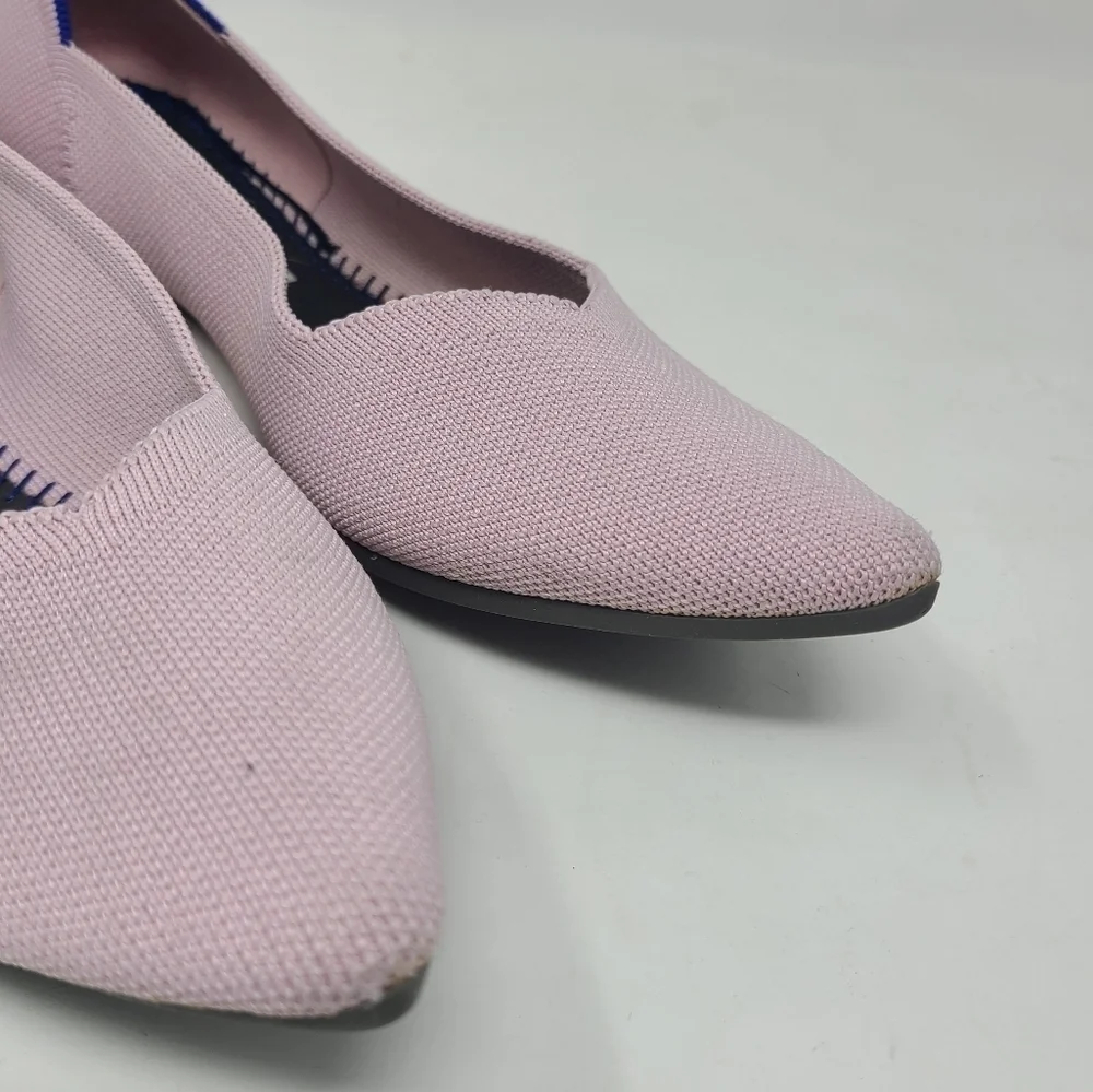 Rothy's | Women's The Pointe Light Blush Pink Ballet Flats (US Size 11) - Picture 2 of 10